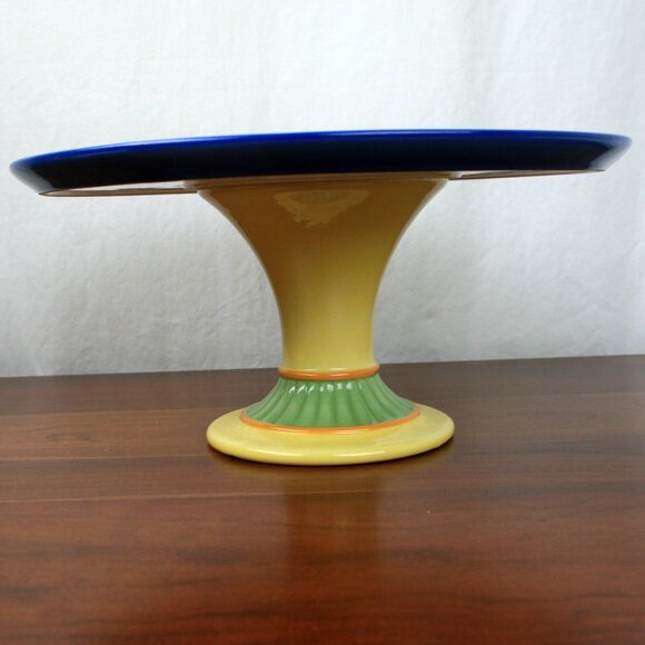 Pfaltgraff The Secrets of Pistouler 12" Cake Plate in Multicolor 2002-2012 - Picture 4 of 8